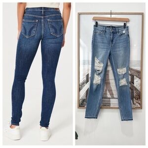 HOLLISTER High Rise Super Skinny CROP - W24 L26